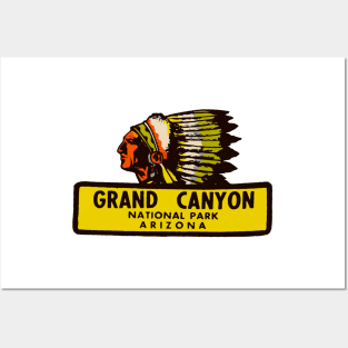 Vintage Grand Canyon Decal Posters and Art